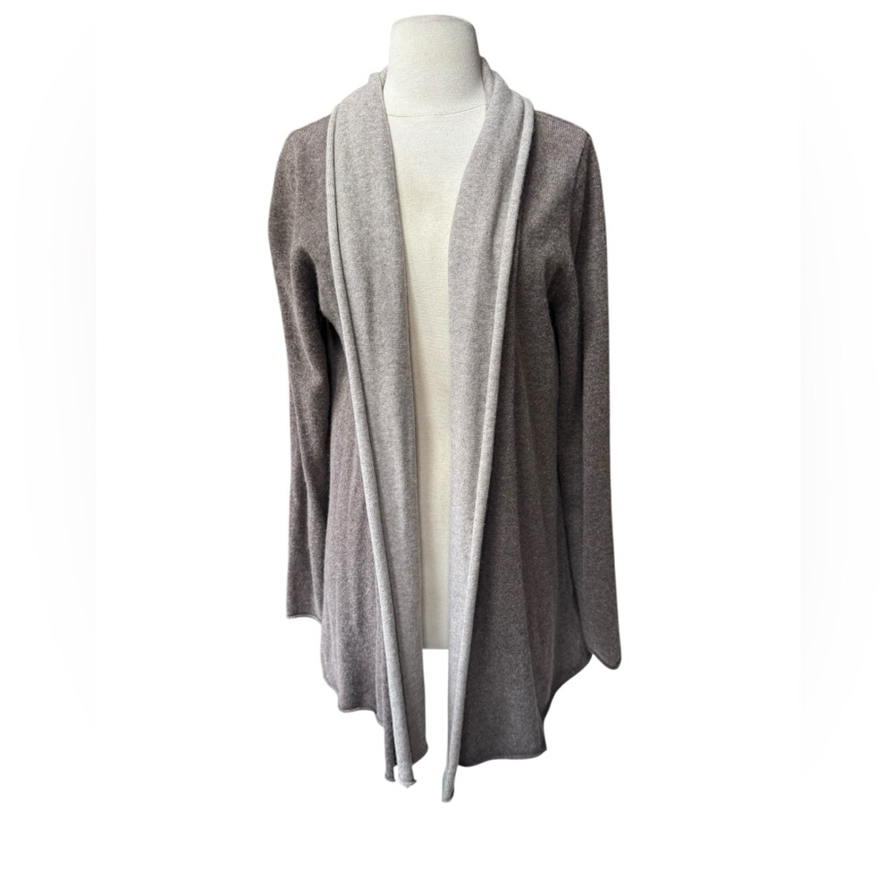 Sutton Studio 100% Cashmere Collared Open‎ Cardigan